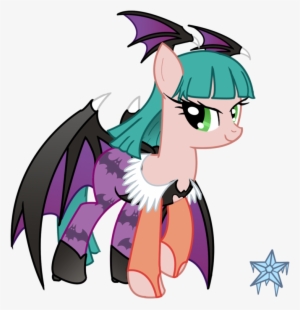 Shiver-star, Darkstalkers, Morrigan Aensland, Ponified, - My Little Pony Morrigan #2309721