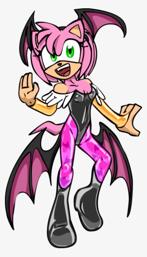 Amy Rose As Morrigan - Morrigan And Rouge The Bat #2310153