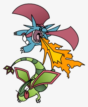 76kib, 350x426, Vs - Flygon Vs Salamence #2310440