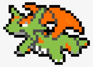 Shiny Salamence - 神奇 寶貝 點 陣 #2310619