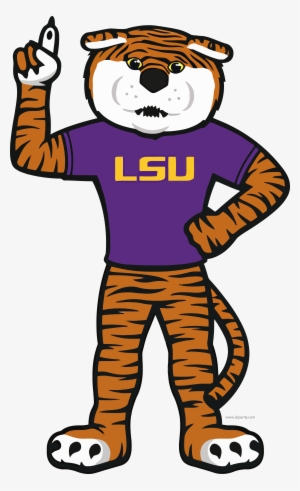 Lsu Tigger One Clipart Png Download - Lsu Tigers Mascot Logos #2310829
