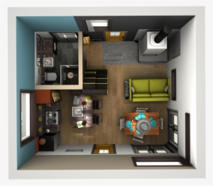 Tiny Tack House Home - 3d Tiny House Plans #2311744