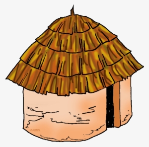 Southeast Woodland Chickasaw House - Native American Houses Clipart #2311905