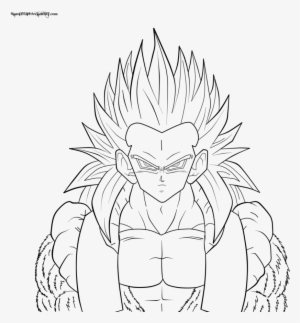 28 Collection Of Gotenks Drawing Ssj4 - Gohan #2312093