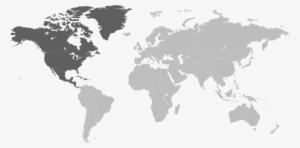 North / Central America Map - World Map With South Africa #2313253