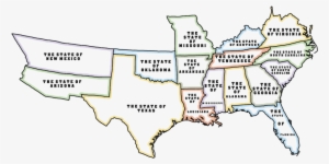 Map Of The Second Confederate States America By Theko9isalive - Second Confederate States Of America #2313428