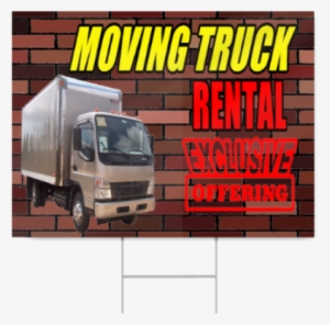 Moving Truck Rental Sign - Truck #2314445