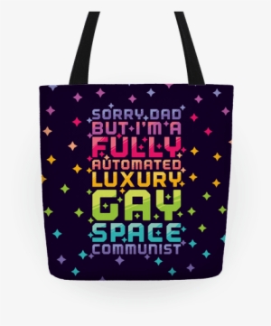 Fully Automated Luxury Gay Space Communist Tote - Doctor Who Tardis Bag #2316365