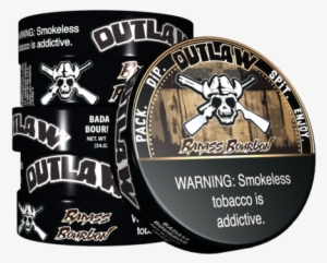 Outlaw Badass Bourbon Dip Tobacco - Outlaw Dip #2316476