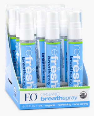 Eo Certified Organic Breath Spray Refresh 12 Pack - Eo Products Breath Spray, Organic Refresh, 0.33 Ounce #2316498
