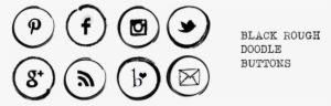 Free Social Media Buttons - Social Media Icons Doodle #2316641