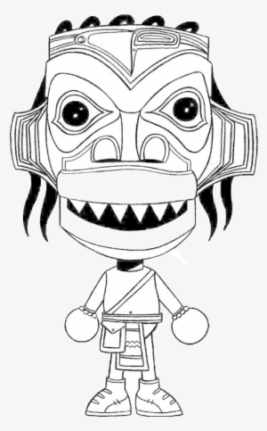 Sharp Teeth Totem By Fenristhemoondoggie On Deviantart - Drawing #2317102