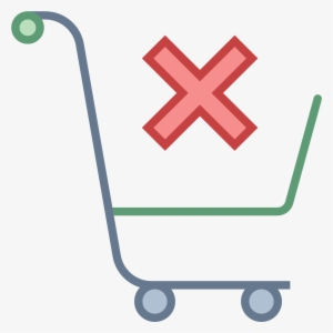 An Empty Shopping Cart Viewed From The Side - Buy Icon #2317260
