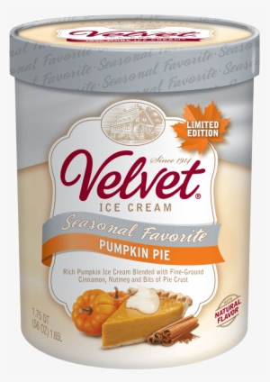 Seasonal Pumpkin Pie - Vanilla Velvet Ice Cream #2318081