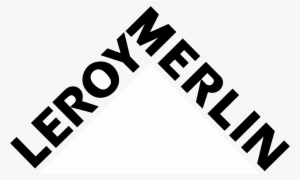 Leroy Merlin Logo Black And White - Logo Leroy Merlin Png #2318632