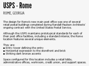 Rome Rome, Georgia The Design For Rome's New Main Post - Amazon.com #2319060