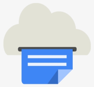 Free Png Cloud Print Icon Android Kitkat Png Images - Google Cloud Print #2319182