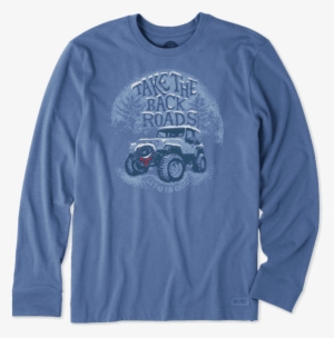 Men's Holiday Backroads 4x4 Long Sleeve Crusher - Life Is Good #2319206