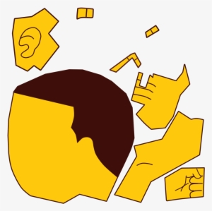 Frisk Male Costume - Frisk Face Transparent #2319272