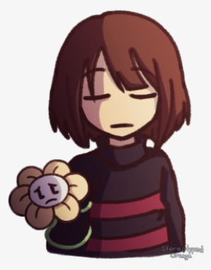 Here's The Frisk That Underfell Down Haha - Underfell Frisk And Flowey #2319321