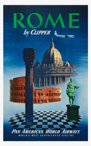 21 Aug Air Po 023 Panam Clipper Rome #2320109