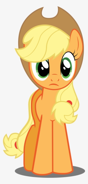 Applejack In Perplexity By Felix-kot @deviantart - Little Pony Friendship Is Magic #2320329