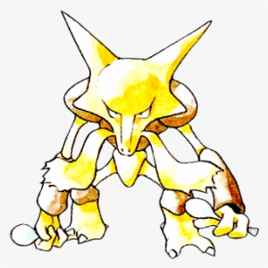 “ *transparent Alakazam [ken Sugimori] ” - Alakazam Ken Sugimori #2320367