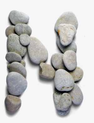 Letter N Of The Spa Stones Font - Library #2320650