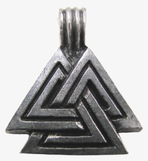 Large Valknut, Symbol Of Odin Necklace - Odin Symbol #2321111