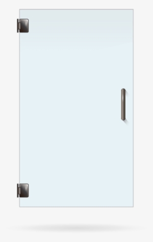 Frameless Single Shower Door - Paper #2321147