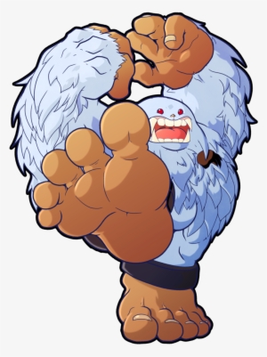 Mighty Sasquatch 2 Gn3 By Catchshiro-d9mxpy7 - Darkstalkers Yeti #2321149
