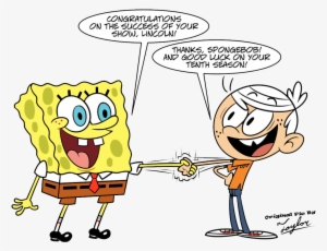 Snap Square, Loud And Colored By The Man Of Tomorrow - Spongebob And The Loud House #2322378