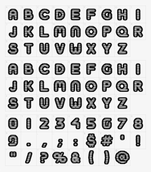 Font Characters - Icon #2322686