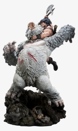 Conan Polystone Diorama Conan The Barbarian - Conan: The Fury Of The Beast Diorama #2323390