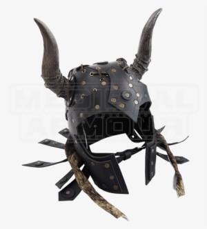 Barbarian Helm - Casque Fantastique En Cuir #2323498