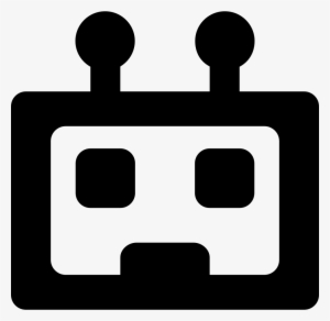 Robot Rectangular Head Symbol - Icon #2324571