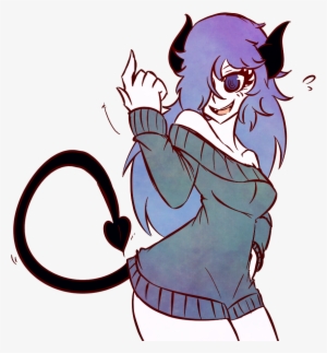 Face Fictional Character Mammal Cartoon Vertebrate - Succubus Girl Monster #2324917