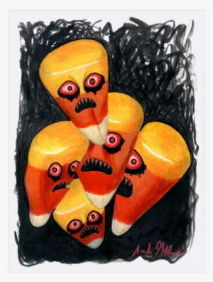 "candy Corn" Original Drawing - Severe Snacks #2325926