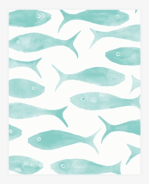 Fishie Watercolor Print - Squaliformes #2327093
