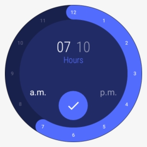 Clock Blue Navy Png - Clock #2327906