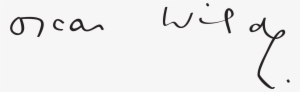 Open - Oscar Wilde Signature Tattoo #2328262