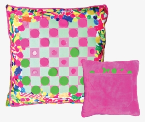 Picture Of Gummy Bears Checkers Game Pillow - Iscream 'gummy Bear Checkers' Pillow #2329820