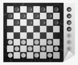 Checkers Game Cartoon #2329969