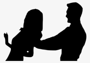 A Woman Is Facing Resisting Arrest Charges For Pushing - Silhouette #2330056