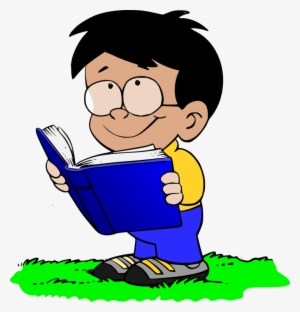 Baby Reading Book Svg Royalty Free Stock - Boy Reading A Book Clipart #2331532