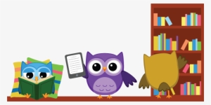 Bookshelf With Owls - Owl Reading #2331606