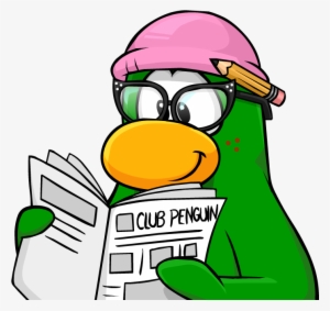 Aunt Arctic Reading News - Club Penguin News Png #2331653