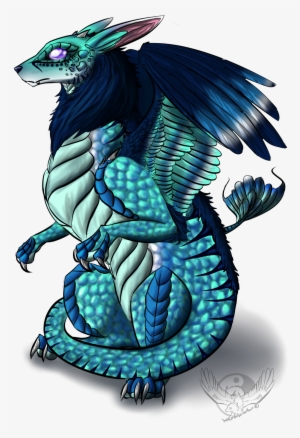 Svg Royalty Free Stock Axsis By Wildlorecreatures On - Blue Ice Dragon Drawing #2331964