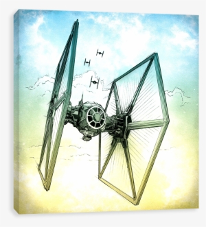 Tie Fighters In Atmosphere - Star Wars: Episode Vii - Tie Fighter Pencil Art #2333164