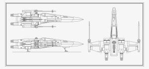Vader's Tie Fighter - X Wing Blueprints #2333288
